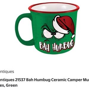 0046-Bah Humbug Ceramic Camper Mug